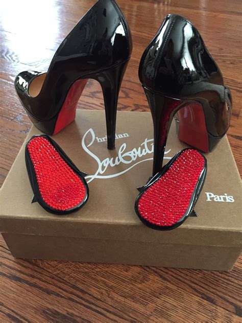 buy louis vuitton red bottom heels|black heels with red bottoms.